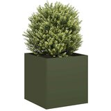 vidaXL Sadilnik Olive Green 40x40x40 cm Hladno valjano jeklo Cene