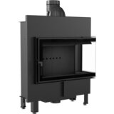 Kratki vgradni kamin LUCY/14/SLIM/P/BS/BLACK Cene