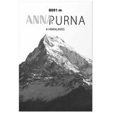  Plakat - Majestic mountain peak Annapurna mountain crown mountain landscape 29.7x42 Bez okvira | shoptok.hr