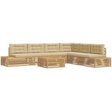 8 8 kom. Set vanjskih sofa Poliester Bijela | shoptok.hr