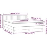  Box spring postelja z vzmetnico modra 180x200 cm blago, (20791114) | Shoptok.si
