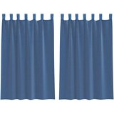 Voile zavjese s petljama 2 kom. kraljevsko plave 140x175 cm | Shoptok.si