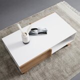 Bessagi Home klubska miza vira, bela, barva bora | Shoptok.si