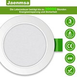JAENMSA 6x 98mm LED vgradni reflektor 8 W - 4000 K | Shoptok.si