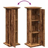  Stalak za izložbu s pohranom boja staro drvo 31x30x90 cm drveni | shoptok.hr