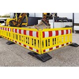Schake zaporna mreža, umetna masa z odsevno folijo, rumena / rdeča, od 1 kosa | Shoptok.si