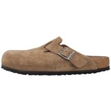 Birkenstock Boston Suede Leather Narrow - Dark Tea Tonal Smeđa | shoptok.hr