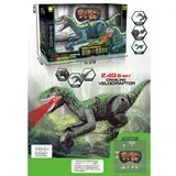 Velociraptor na baterije, svetlo, zvuk, hod