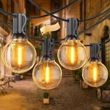 LED spolja&amp;scaron;nja dekorativna girlanda 36xE12/1W/230V 22,35 m IP65 crna Slike