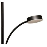  LED prigušiva stojeća lampa NORA LED/25W/230V 2200/3000/4000K + LED/5W 3000K crna + daljinski upravljač | Eponuda.com