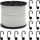  Bungee užadi s kukama 10 mm Crna i bijela PP i guma | shoptok.hr