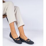 Gemre Black matte eco-leather women's ballet flats Baronna | shoptok.hr