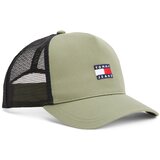 Tommy Jeans Kapa 'HERITAGE' mornarska / svetlo zelena / črna / bela Cene