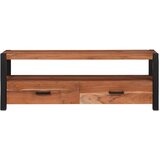 TV ormar Smeđa 110 x 30 x 40 cm Masivno bagremovo drvo | shoptok.hr