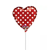 Balon srce crveni 23cm 2728509