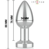 Intense Vibracijski Analni Čep Metal Medium | Shoptok.si
