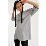 Bigdart T-Shirt - Gray - Oversize Cene