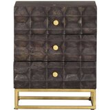 vidaXL Noćni ormarić crni 40 x 30 x 50 cm od masivnog drva manga | shoptok.hr