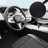  Folije za automobil 2 kom 3D crne 100 x 150 cm + 50 x 150 cm | shoptok.hr