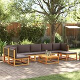 vidaXL 8-dijelna set vrtnih sofa s jastucima masivno bagremovo drvo | shoptok.hr