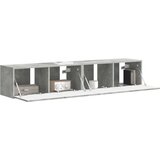 TV zidni ormar Zidne 2 pcs Beton 78,5 x 31 x 29,5 cm | shoptok.hr