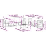 Set vanjskih sofa 7 kom. | shoptok.hr
