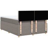  Krevet s oprugama i madracem smeđesivi 140x200 cm tkanina | shoptok.hr