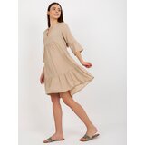 Sublevel Dress-D73761M30214C-beige | shoptok.hr