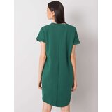RUE PARIS Dress-RV-SK-6757.39P-dark green | shoptok.hr
