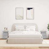  Noćni ormarići s LED svjetlima 2 kom boja betona 35x39x55 cm | shoptok.hr