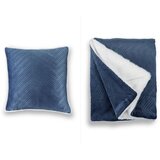 Dormeo warm hug set 2021 blue zig zag 130X190