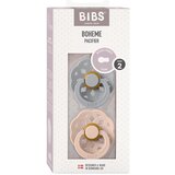 Bibs Boheme Natural Rubber Size 2: 6+ months duda Cloud / Blush 2 kos | Shoptok.si