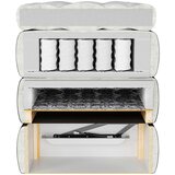 MID.YOU POSTELJA BOXSPRING 180 cm x 200 cm , les, tekstil, leseni material antracit | Shoptok.si