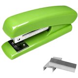  Metalna uredska klamerica do 25 listova 24/6 26/6 spajalice zelene boje | shoptok.hr