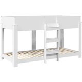  Krevet na kat za djecu Bijelo 100 x 200 cm Konstruirano drvo | shoptok.hr