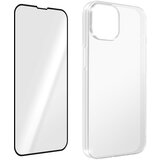 AVIZAR Zašcitni paket 360° za iPhone 14: tanek crn ovitek iz mehkega kaljenega stekla, (20714624) Cene