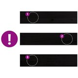  Prozorske klupice 2 kom tamnosmeđe 70x15x2 cm masivne hrast | shoptok.hr