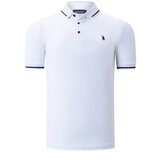 Dewberry TRIPLE SET T8586 MEN'S T-SHIRT-NAVY-WHITE-BURGUNDY | shoptok.hr