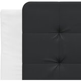  Okvir kreveta bez madraca Zadar bijelo-crni 80 x 200 cm od umjetne kože | shoptok.hr
