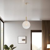 Opviq Luster Vanetta-PB1-WT, Ø30, 30cm, IP20 Zlatno-bele boje | ePonuda.com