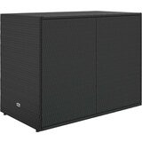  Vrtni ormarić za pohranu crni 100 x 55 5 x 80 cm od poliratana | shoptok.hr