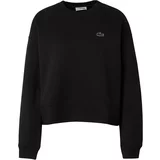 Lacoste Sweater majica crna / bijela