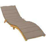  Jastuk za ležaljku smeđesivi 200 x 60 x 3 cm od tkanine Oxford | shoptok.hr