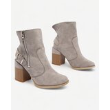 Resti Grey eco-suede women's high stiletto boots Acimra | ePonuda.com