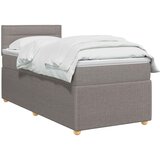  Boxspring krevet s madracem Sivosmeđa 80 x 200 cm Tkanina | shoptok.hr