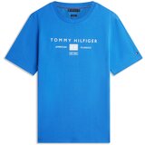 Tommy Hilfiger Majica modra / bela | Shoptok.si