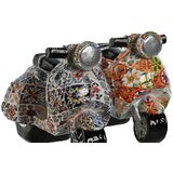  Okrasna Figura Home ESPRIT Pisana Sredozemsko scooter 14 x 8 x 11 cm (2 kosov) | Shoptok.si