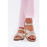 Maciejka Ladies Leather Sandals On Platform Cene