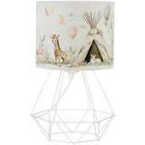 Dečija stona lampa KIDS ROOM 1xE27/60W/230V, prečnik 18 cm, sa motivom životinjica | Eponuda.com