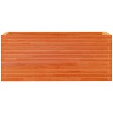  Vrtna sadilica voštano smeđa 110x40x45,5 cm masivna borovina | shoptok.hr